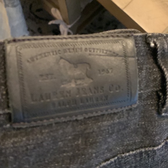 Ralph Lauren Lauren Jeans Co. black stretch jeans bootcut size 14 - Picture 6 of 9